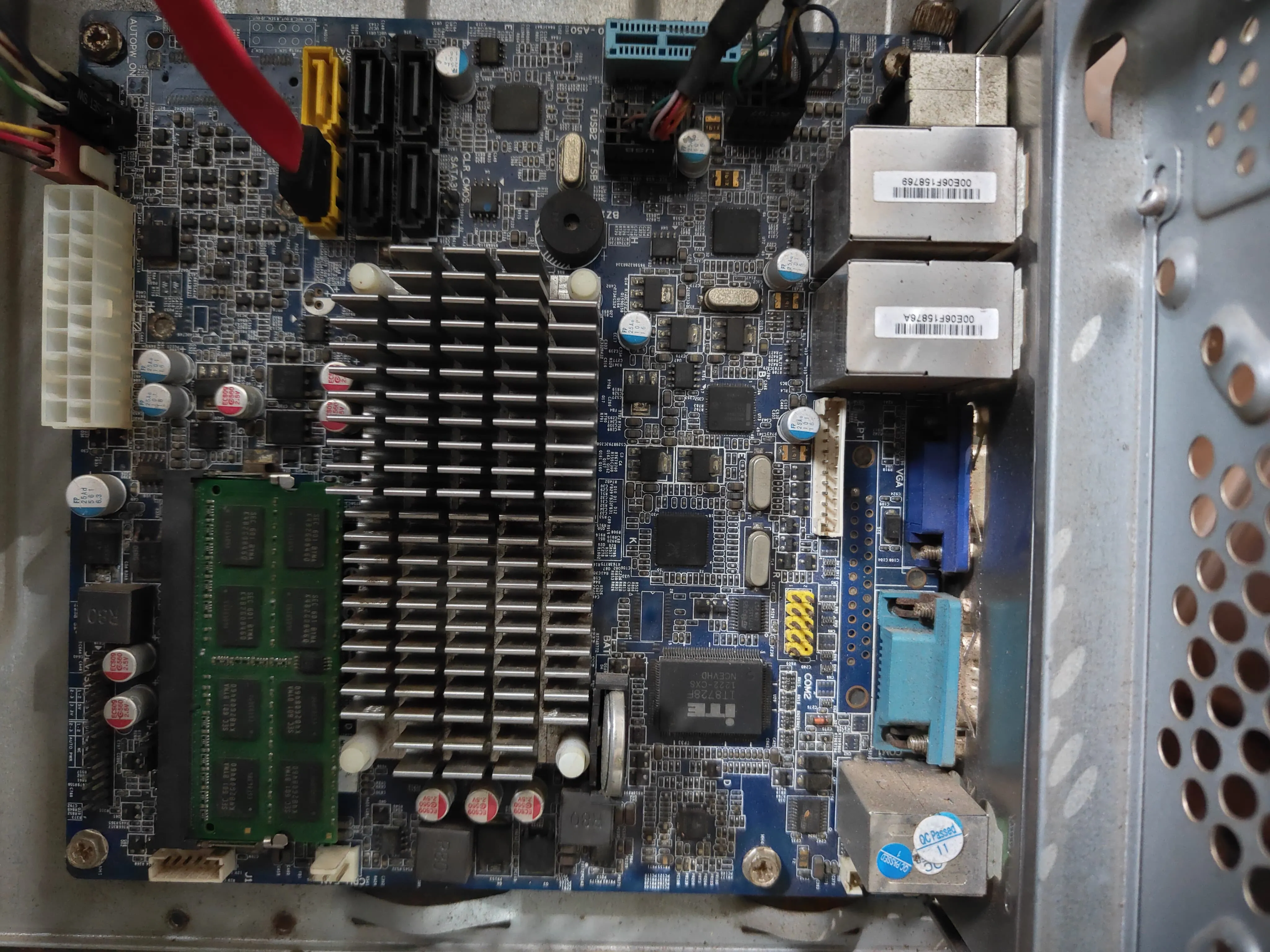 the original motherboard