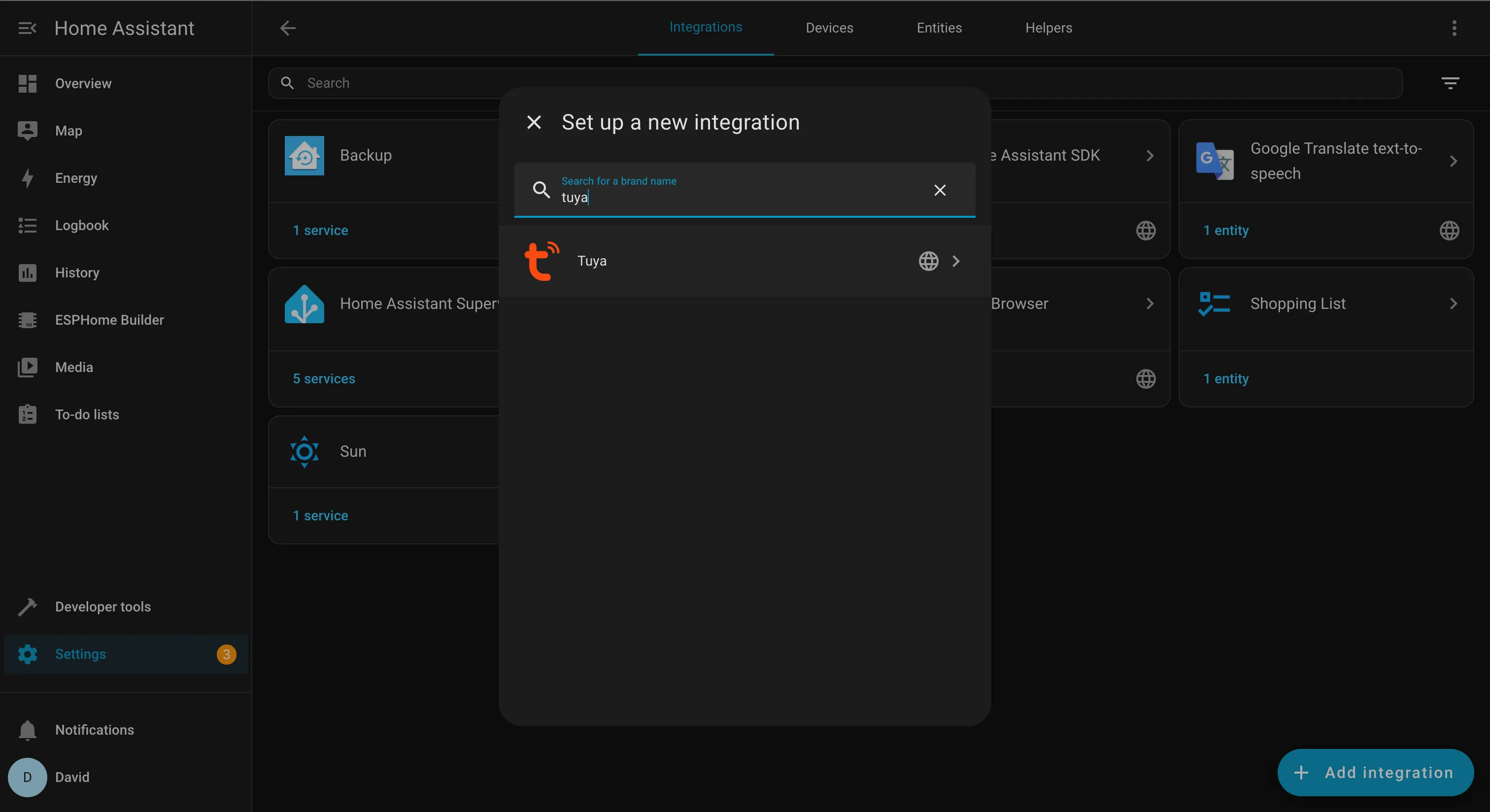 tuya integration